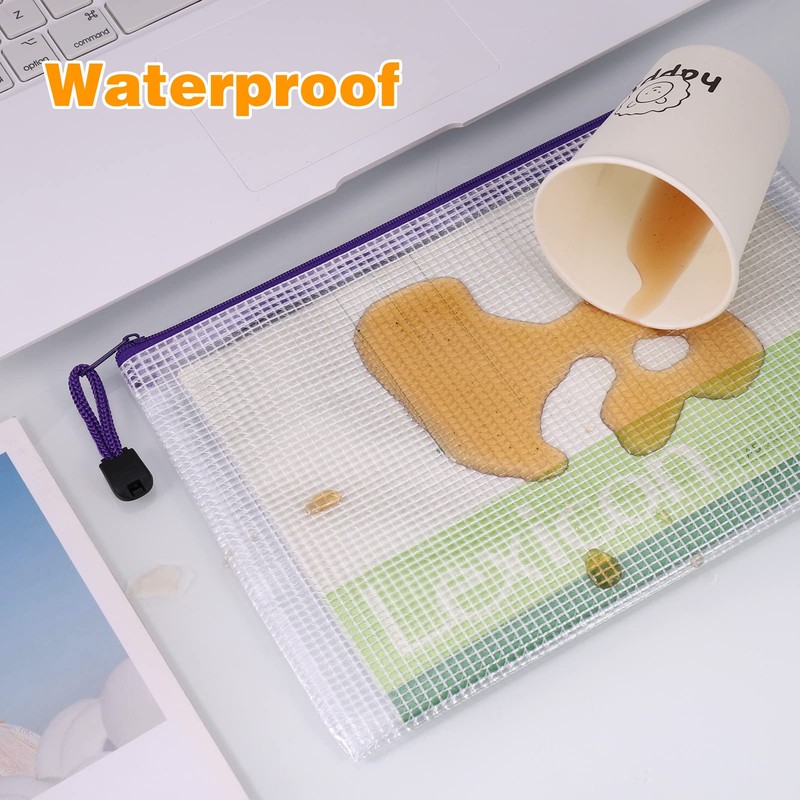 JIANTA Document Bag A5, Pack of 12 Document Folder with