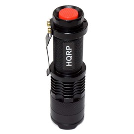 HQRP 365 nM Flashlight/Blacklight 3 Watt for Glass Inspection, Art Forgery/Repair tests, Antique Inspection