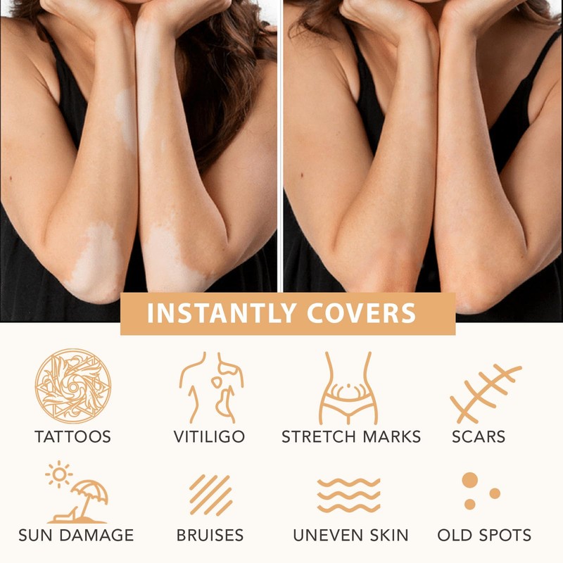 Bein Makeup Concealer, Makelloser Körper Concealer Creme Wasserfeste Beincreme, Beinhaut-Tattoo-Narben-Concealer,