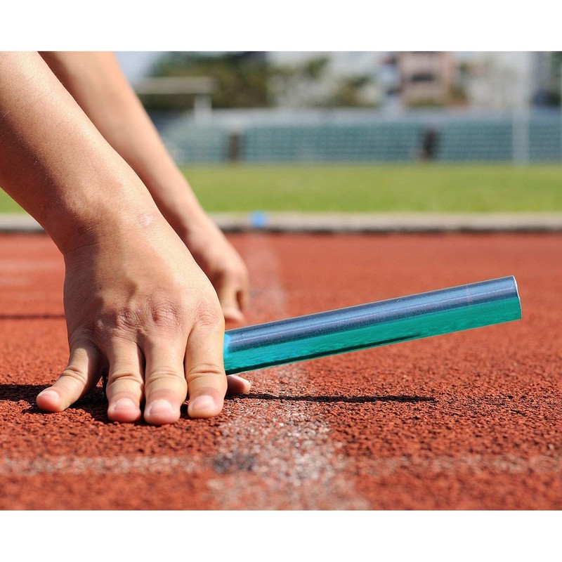 hnjzx Aluminum Baton Relay Baton, Colors 1 Pairs