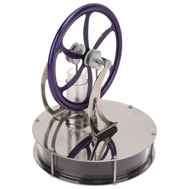 Low Temperature Stirling Engine Model Stainless Steel Base Anti Rust