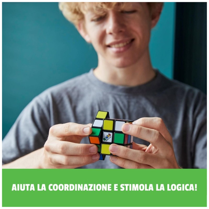 Rubik's Cubo di Rubik 3x3 Originale Spin Master, Gioco di
