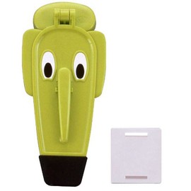 Asahi Denki Kasei AKS-02 Smile Kids Door Stopper Door Gap Elephant Green