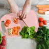 Cutting Board for Kitchen, Wheat Straw Chopping Boards with Juice