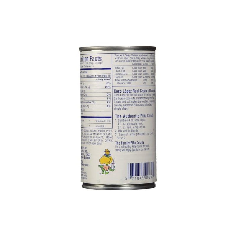 Cream of Coconut 15 oz Can | Made from Sun-Ripened