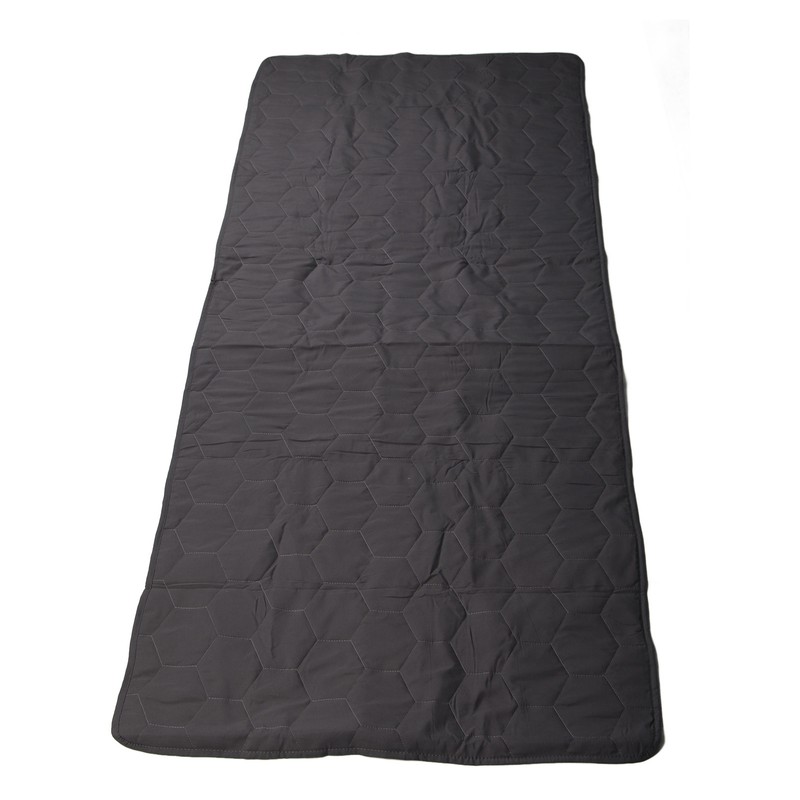 Waterproof Mattress Protector Dark Grey Anti Slip Honeycomb Large Size