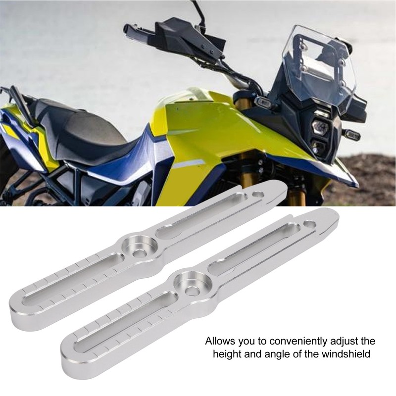 Windscreen Adjusters Bracket Kit Aluminum Reduce Noise Replacement for Suzuki