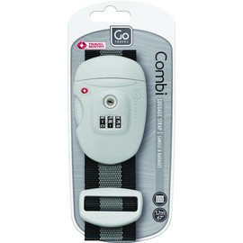 Go Travel TSA Combi Luggage Strap, Black