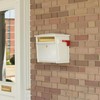 Architectural Mailboxes MailSafe™ Locking, Wall-Mounted Mailbox for Outside, Rust-Resistant Plastic