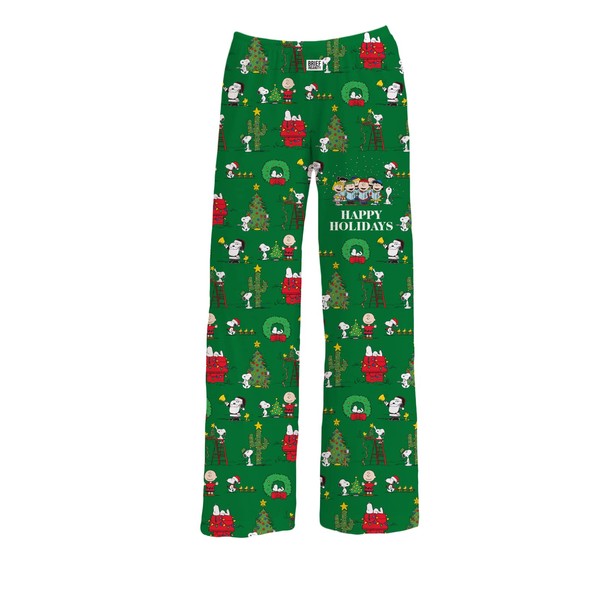 BRIEF INSANITY Snoopy Unisex Lounge Pajama Pants - Loose-Fit, Ultra-Soft,