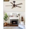 Fanbulous 1 Pack Farmhouse 42 Inch Ceiling Fans with Lights,