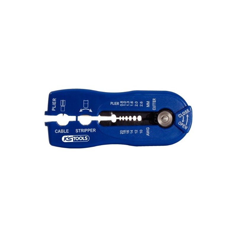 KS Tools 115.1252 Multi-funct.stripping tool, 0.8-2.6mm