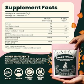 Feminine Balance Gummies - Premium Balance Gummies for Women's pH Health, Feminine Gummy for Immune & Energy Support, Vegan, Gluten-Free, Hawaiian Pin