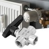 3 Way Ball Valve BSPP Female Thread Stainless Steel Valve