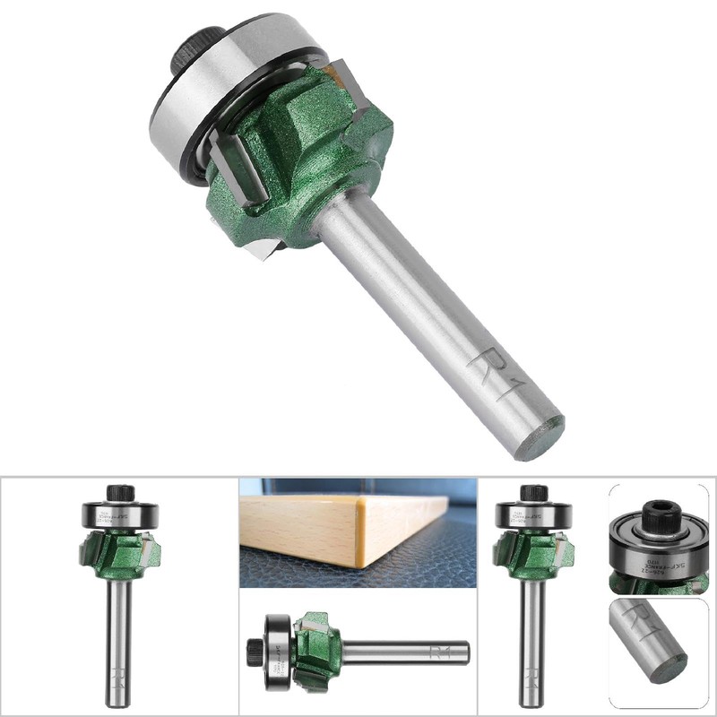 MUNEFE Edge Trimmer Router Bit, Woodworking Milling Cutter, Trimmer Router