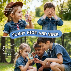 Video Walkie Talkie Toys for Age 3-12 Boys Girls, 2 Packs Walkie Talkies with 4 Voice Effects,Birthday Gifts for Kids Indoor Outdoor Camping