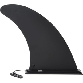 Space Fire, Center Fin, Sup Fin, Paddle Board Fin, Easy to Install and Remove, Sup fin Black (9 inch)