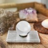 sourcing map 40mm/1.6" Crystal Sphere Ball Glass Solid Decorative Sphere