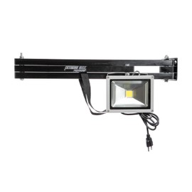 Extreme Max 5001.6334 Swing Arm LED Flip Out Light for Enclosed Race Trailer, Shop, Garage, Storage - Silver