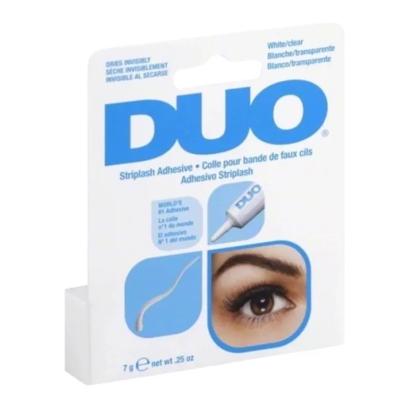 Eco R Caja 12 Duo Pegamento Pestañas Lash Glue Transparente