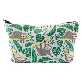 Jagowa Flamingo Pattern Cosmetic Bag European and American Lady's Clutch Bag Lady's Makeup Bag Travel Amenity Bag Waterproof Makeup Finishing Bag Makeup Tools