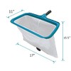POOLWHALE Heavy Duty Pool Skimmer Net - Fast and Easy