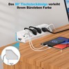 Table Socket 4 Compartments with 2 USB C, Corner Socket
