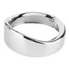 7in Silver Headlight Trim Ring Motorcycle Light for Touring Road