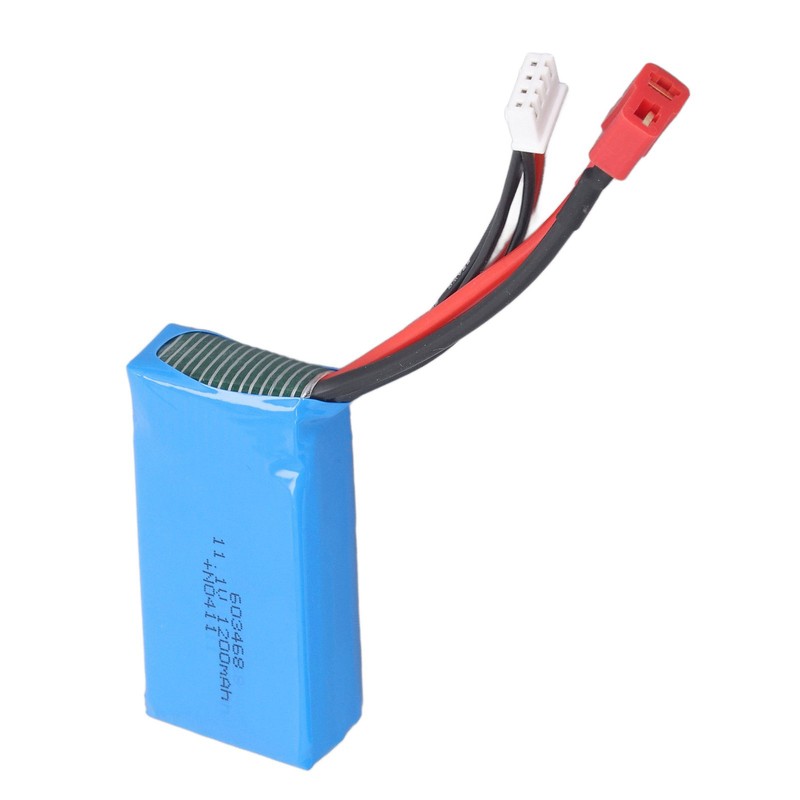 Remote Control Boat Battery Lightweight Safe 11.1V 1200mAh Battery Remote