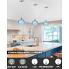 Brushed Nickel Pendant Lights Kitchen Island, Globe Pendant Light Fixtures