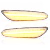 LIGHTDELUX Replacement for 2 x LED Side Indicators, Approved Mudguard
