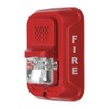 Horn Strobe,Marked Fire,Wall or Ceiling