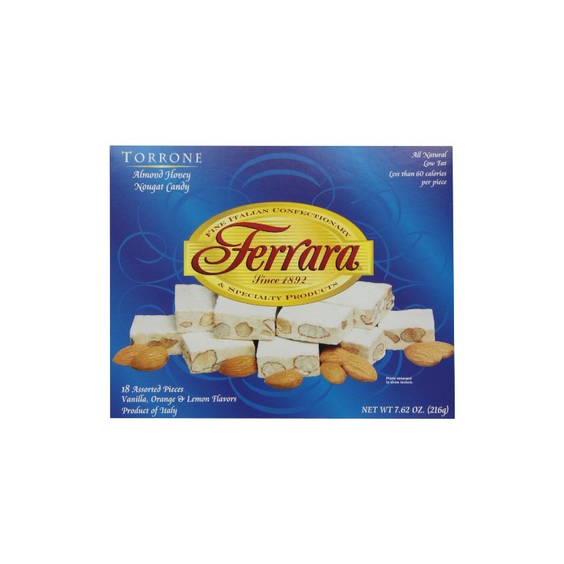 Ferrara Torrone, Almond Honey Nougat Candy, 7.62 Ounce (Pack of