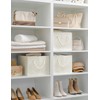 StorageWorks Storage Baskets for Shelves, Foldable Fabric Closet Storage Bins