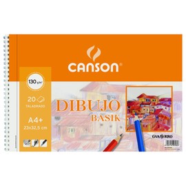 Canson 200409580 Zeichenblock, 130 g, 20 Blatt, A4