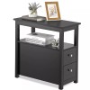 SEGAWE Side Table Small End Table with Storage for Small