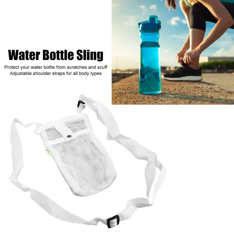 3Pcs Water Bottle Holder Carrier with Adjustable Shoulder Strap Bag