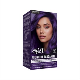 Splat | Midnight Complete Kit | Hair Dye | Semi-Permanent | Long Lasting | Vegan and Cruelty-Free (Midnight Tanzanite)