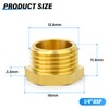 TAILONZ PNEUMATIC Brass Male Hexagonal Thread Socket Pipe Plug Fitting
