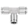Yoebor Stainless Steel 304 Pneumatic Push to Connect Tee 8mm