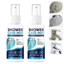 2PCS Fast-Acting Shower Limescale Remover Spray,Shower Care Mist