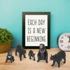 5pcs Black Bear Figure Toys Realistic Wild Animals Bear Action