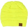 CC - Gorro de punto trenzado clásico para invierno, otoño,