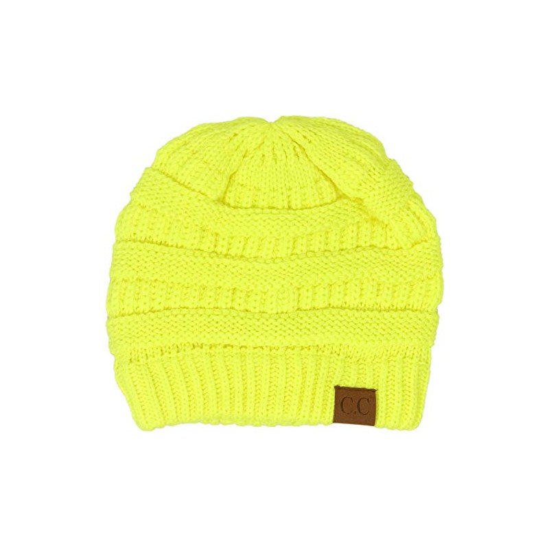 CC - Gorro de punto trenzado clásico para invierno, otoño,