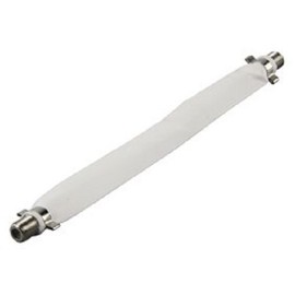 electrosmart F Socket Flat Ribbon Coax Cable Kit - Ideal for windows doors caravans etc - Kit includes 1x 20cm Cable 2x F Plugs & 2x F Plug Male to Coax Socket Female Adaptors