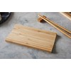 Reishunger Sushi Serving Board Traditional Bamboo Serving Plate, 18 x