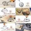 Lainballow 7 Pcs Ravioli Mold Set, Ravioli Maker Press with
