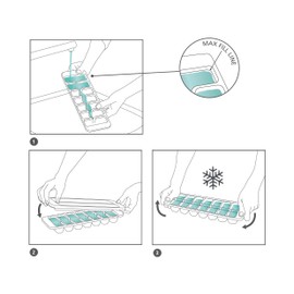 Joseph Joseph Flow Easy-fill Ice-cube Tray (2-pack)