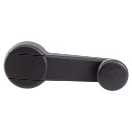 TRQ Driver & Passenger Side Window Crank Handle Black Compatible with 1984-1990 Jeep Cherokee Wagoneer