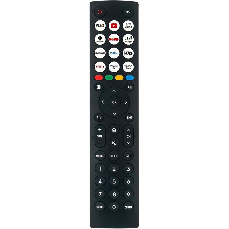 Hisense TV Remote Control Universal Replacement, VIDAA 4K UHD HDR
